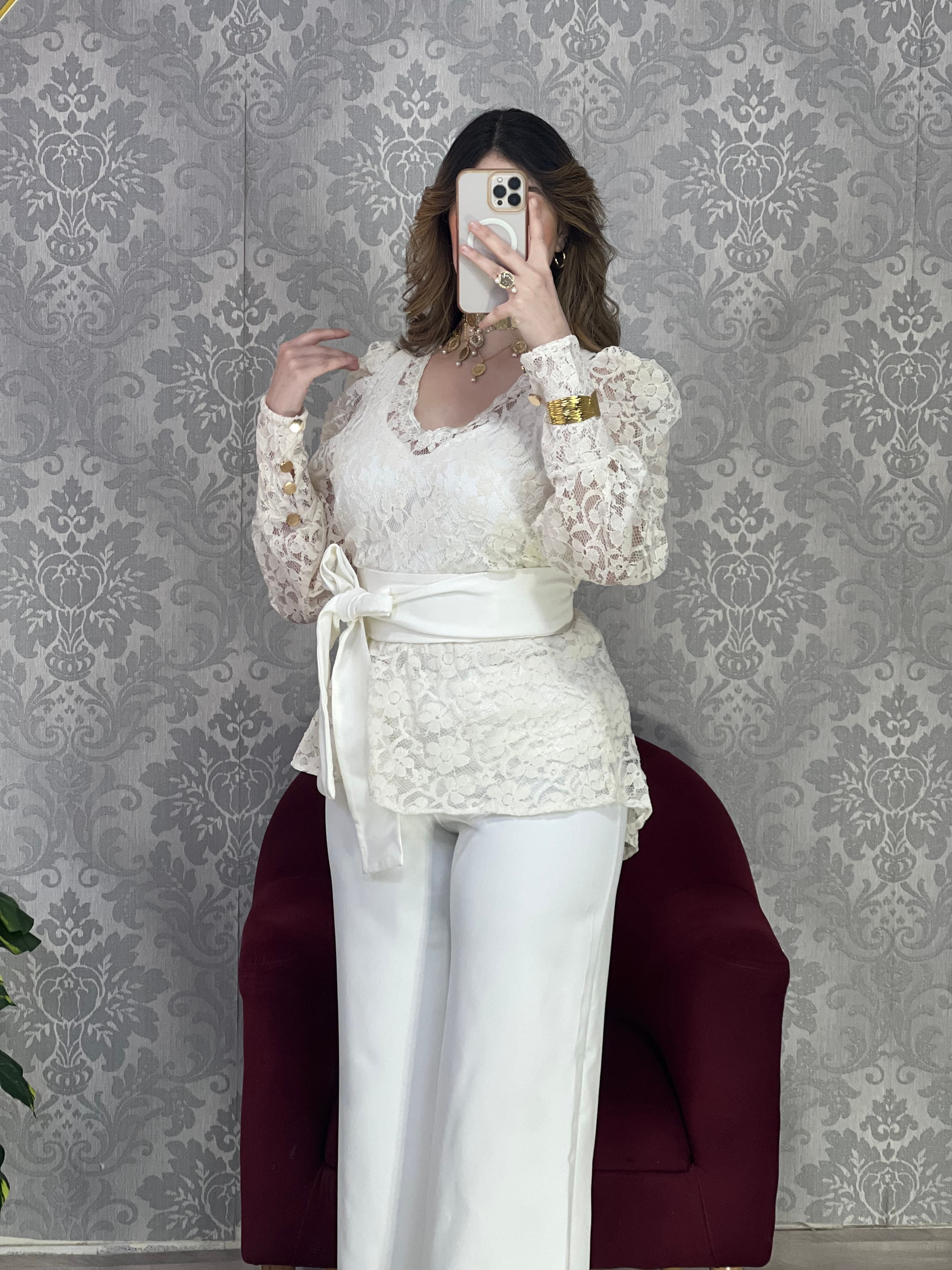 Ensemble Glamme Blanc✨